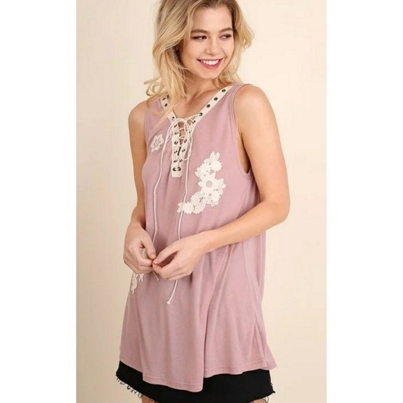 Umgee Tops - FINAL SALE 🆕🌿BOHO TANK CROCHET TOP🌿